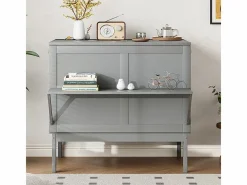 DripeX Cama Abatible|Cama abatible 90x200 cm en madera - Con somier de láminas - Carga máx. 150 kg -