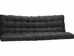 Vente-unique Cama Alta|Cama alta de metal de 90 x 190 cm con sofá convertible + futón + colchón MODULO V