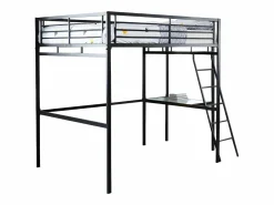 Vente-unique Cama alta escritorio integrado en CASUAL II Gris antracita Discount