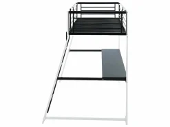 Cama alta MALICIA - 90x190 - escritorio + colchón integrado^Vente-unique