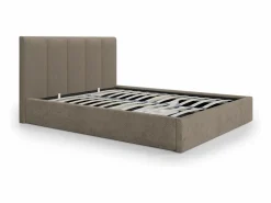Vente-unique Cama Con Canapé|Cama arcón king size 200 x 200 cm de tela color - KILACLO