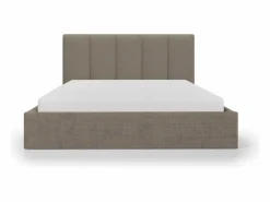 Vente-unique Cama Con Canapé|Cama arcón king size 200 x 200 cm de tela color - KILACLO