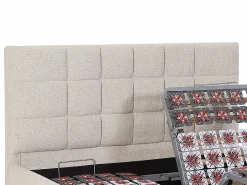 Cama articulada eléctrica somier colchón de muelles 5 zonas 2 x 70 x 190 cm MANAM^Ysmée Discount