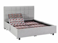 Cama articulada eléctrica somier colchón de muelles 5 zonas 2 x 70 x 190 cm MANAM^Ysmée Outlet