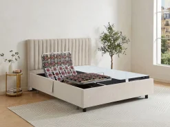 Ysmée Cama Articulada|Cama articulada eléctrica somier colchón de muelles 5 zonas 2 x 80 x 200 cm ANTALISA