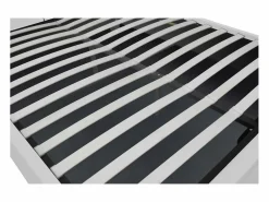 Concept-Usine Cama Con Canapé|Cama Con Almacenaje|Cama blanca con caja de almacenaje y LED 160X200 NEW YORK