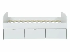 Vente-unique Cama Infantil|Cama 2 cajones 1 arcón mesa de centro colchón 90 x 190 cm LOUANE