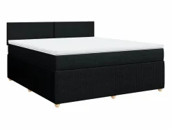 Clicnbuy Base De Cama De Láminas|Somier - 180X200Cm|Cama box spring con colchón tela 180x200 cm