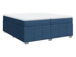 Clicnbuy Base De Cama De Láminas|Cama box spring con colchón tela 200x200 cm