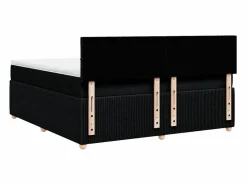Cama box spring con colchón tela 180x200 cm^Clicnbuy Discount
