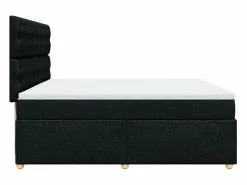Cama box spring con colchón tela 200x200 cm^Clicnbuy Best