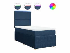 Clicnbuy Base De Cama De Láminas|Cama box spring con colchón tela 80x200 cm