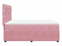 Clicnbuy Base De Cama De Láminas|Cama box spring con colchón terciopelo 160x200 cm