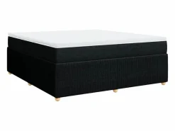 Clicnbuy Base De Cama De Láminas|Somier - 180X200Cm|Cama box spring con colchón tela 180x200 cm