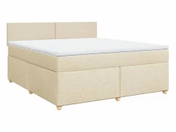 Clicnbuy Base De Cama De Láminas|Cama box spring con colchón tela color 180x200 cm