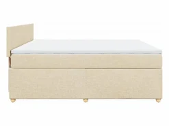 Clicnbuy Base De Cama De Láminas|Cama box spring con colchón tela color 180x200 cm