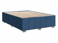 Cama box spring con colchón tela 140x200 cm^Clicnbuy New