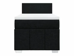 Clicnbuy Somier - 90X190Cm|Cama box spring con colchón tela 90x190 cm