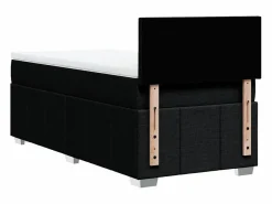 Clicnbuy Somier - 90X190Cm|Cama box spring con colchón tela 90x190 cm