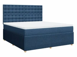 Cama box spring con colchón tela 180x200 cm^Clicnbuy Clearance