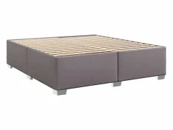 Clicnbuy Base De Cama De Láminas|Cama box spring con colchón cuero sintético 180x200 cm