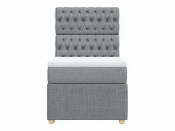 Clicnbuy Base De Cama De Láminas|Cama box spring con colchón tela claro 80x200 cm