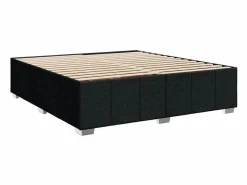 Clicnbuy Somier - 180X200Cm|Cama box spring con colchón tela 180x200 cm