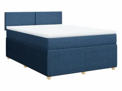Cama box spring con colchón tela 160x200 cm^Clicnbuy Clearance