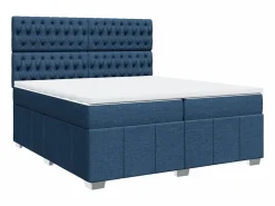 Clicnbuy Base De Cama De Láminas|Cama box spring con colchón tela 200x200 cm