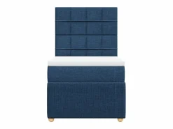 Cama box spring con colchón tela 90x190 cm^Clicnbuy Hot