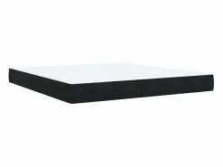 Cama box spring con colchón terciopelo 180x200 cm^Clicnbuy