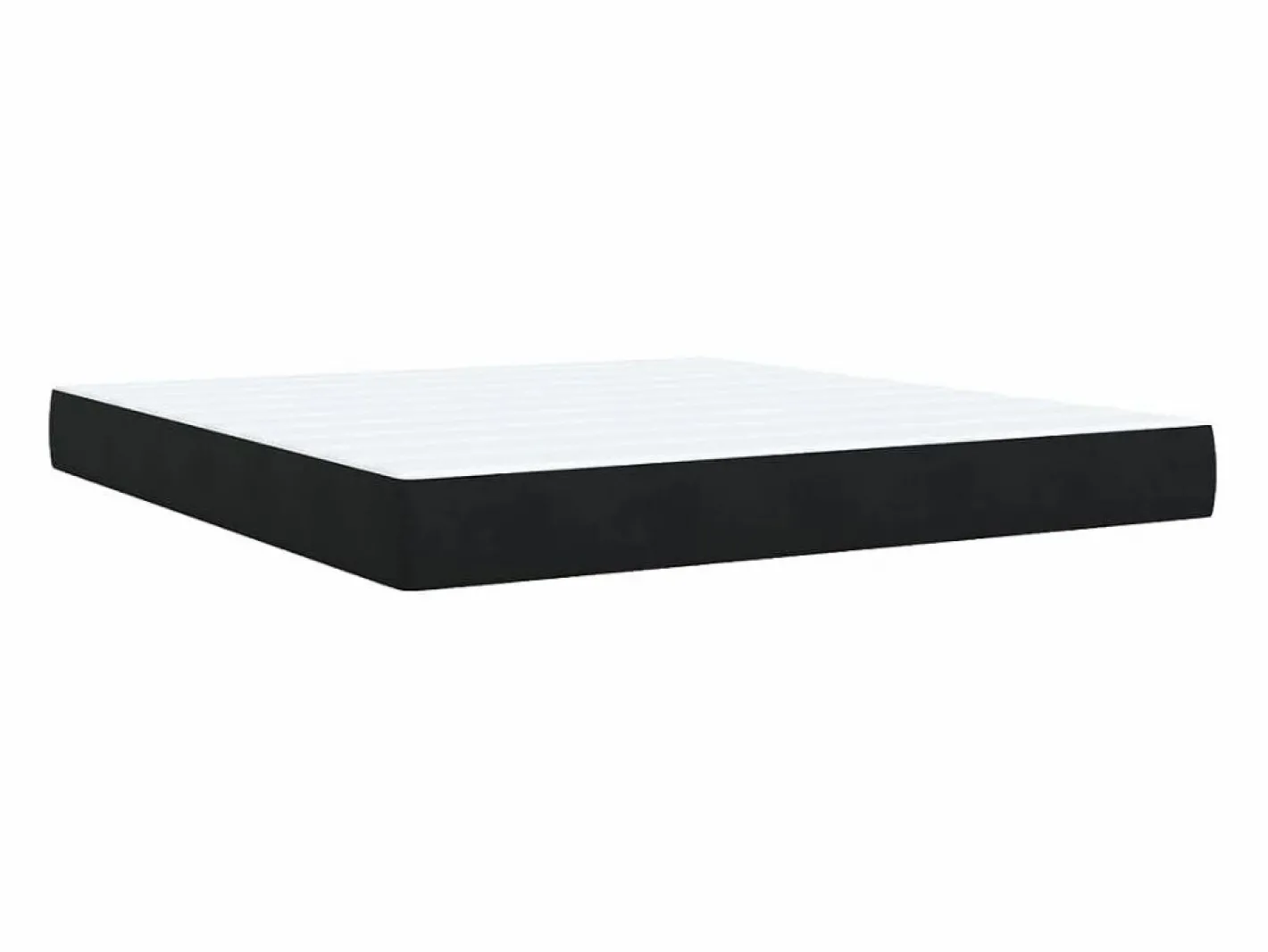 Cama box spring con colchón terciopelo 180x200 cm^Clicnbuy