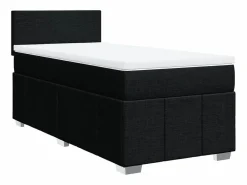 Clicnbuy Somier - 90X190Cm|Cama box spring con colchón tela 90x190 cm