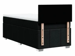 Clicnbuy Somier - 90X190Cm|Cama box spring con colchón tela 90x190 cm