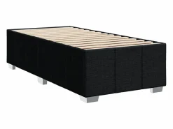 Clicnbuy Somier - 90X190Cm|Cama box spring con colchón tela 90x190 cm