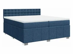 Clicnbuy Base De Cama De Láminas|Cama box spring con colchón tela 200x200 cm