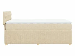 Cama box spring con colchón tela color 90x200 cm^Clicnbuy Clearance