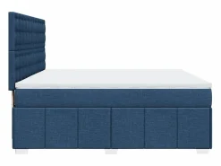 Cama box spring con colchón tela 180x200 cm^Clicnbuy New