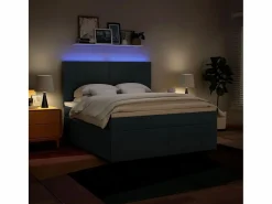 Cama box spring con colchón tela 180x200 cm^Clicnbuy Online