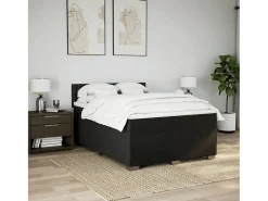 Cama box spring con colchón tela 160x200 cm^Clicnbuy Clearance