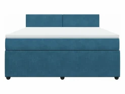 Clicnbuy Somier - 180X200Cm|Cama box spring con colchón terciopelo 180x200 cm