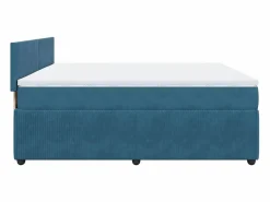 Clicnbuy Somier - 180X200Cm|Cama box spring con colchón terciopelo 180x200 cm