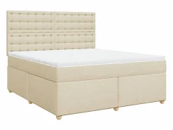 Clicnbuy Base De Cama De Láminas|Cama box spring con colchón tela color 180x200 cm