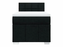 Cama box spring con colchón tela 90x190 cm^Clicnbuy New