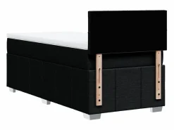 Cama box spring con colchón tela 90x190 cm^Clicnbuy New