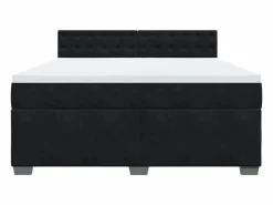 Clicnbuy Somier - 180X200Cm|Cama box spring con colchón terciopelo 180x200 cm