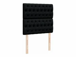 Cama box spring con colchón tela 90x190 cm^Clicnbuy New