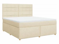 Cama box spring con colchón tela color 180x200 cm^Clicnbuy Sale