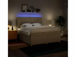 Cama box spring con colchón tela color 180x200 cm^Clicnbuy Sale