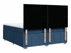 Cama box spring con colchón tela 180x200 cm^Clicnbuy